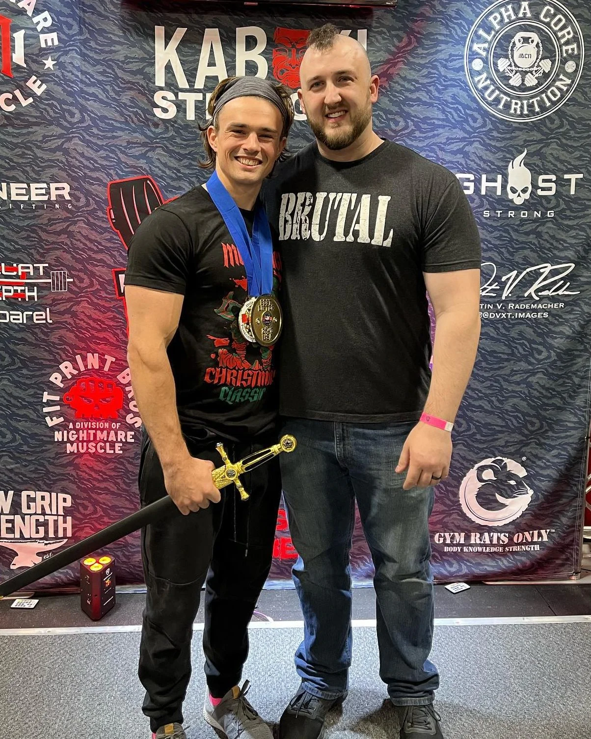 Rob with championship athlete